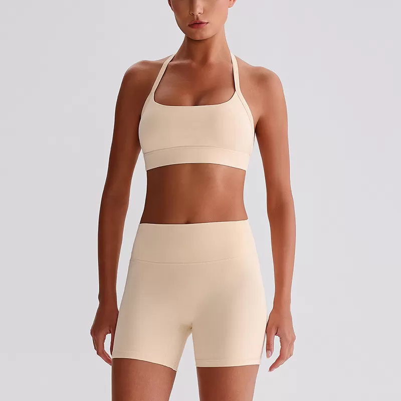 Nuevo conjunto de yoga deportivo de corte ajustado, suave y elástico en cuatro direcciones, FGBTZ0320