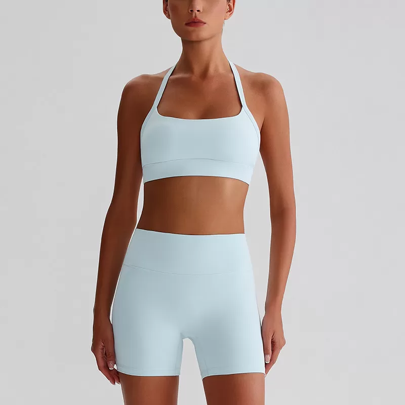 Nuevo conjunto de yoga deportivo de corte ajustado, suave y elástico en cuatro direcciones, FGBTZ0320