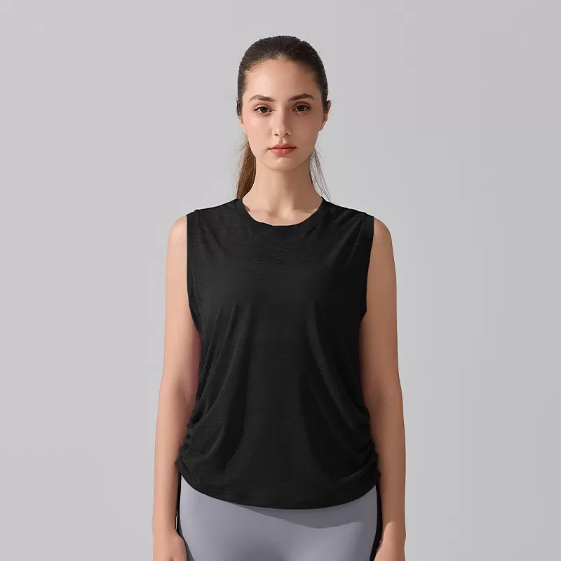 Chaleco de yoga sin mangas para mujer, transpirable, de secado rápido, para gimnasio y fitness, FGBYB395