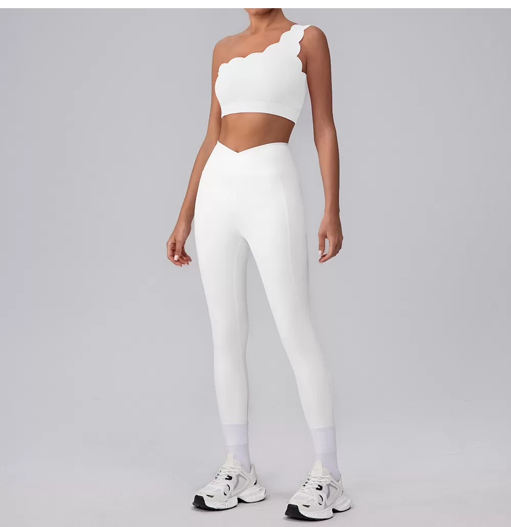Conjunto de yoga para mujer, con sujetadores y leggings desmontables, FGBYW542+KW421-YW544+KW421