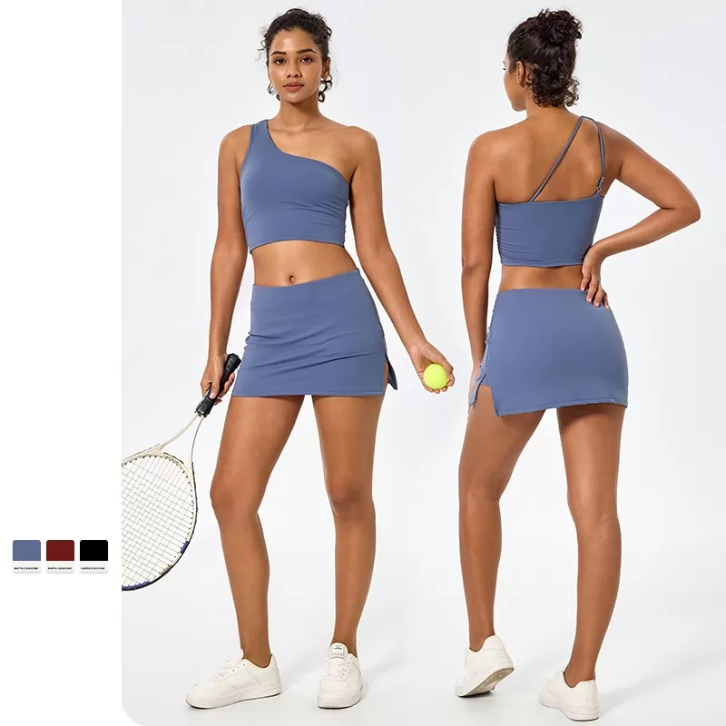 Conjunto de tenis de dos piezas para mujer, transpirable, para exteriores, FGBKD245WCB102+KD235WCS202