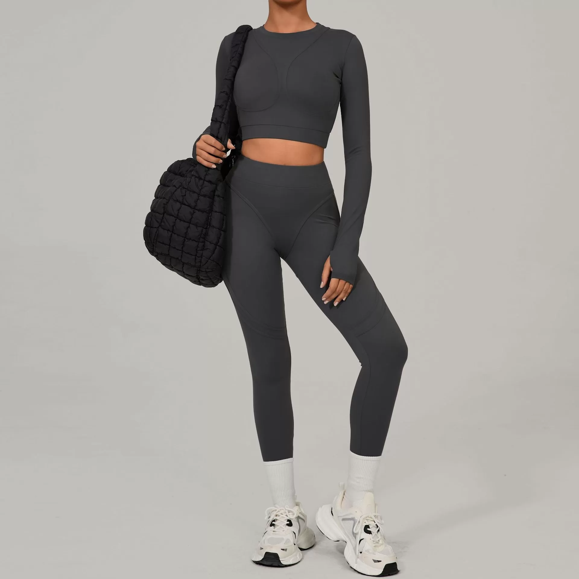 Conjunto deportivo de 2 piezas para gimnasio, yoga y deportes al aire libre, de secado rápido, nuevo, FGB46737+08101