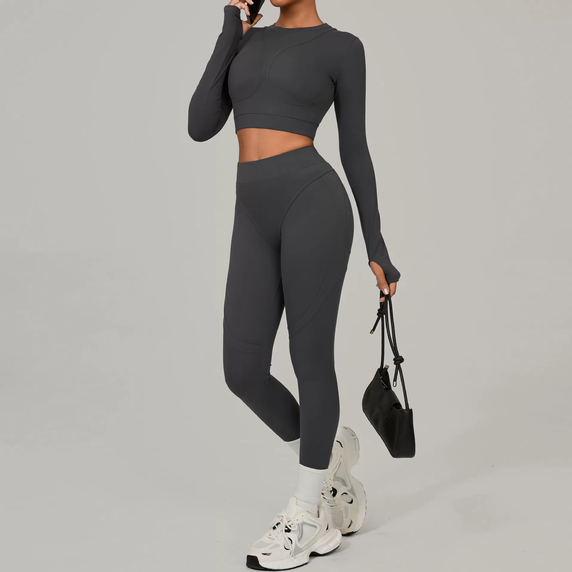 Conjunto deportivo de 2 piezas para gimnasio, yoga y deportes al aire libre, de secado rápido, nuevo, FGB46737+08101
