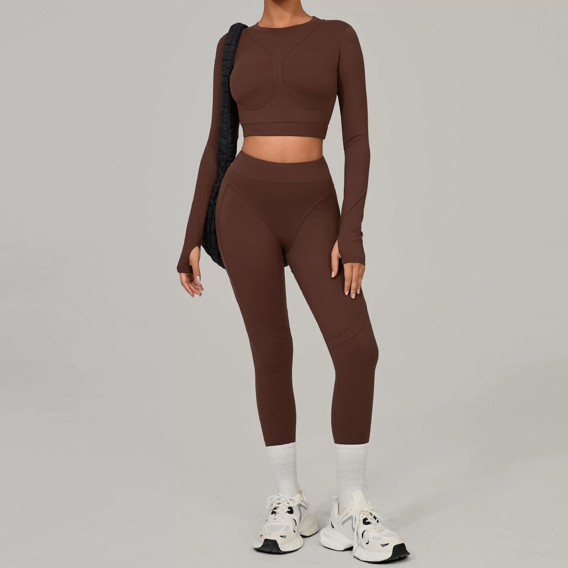 Conjunto deportivo de 2 piezas para gimnasio, yoga y deportes al aire libre, de secado rápido, nuevo, FGB46737+08101