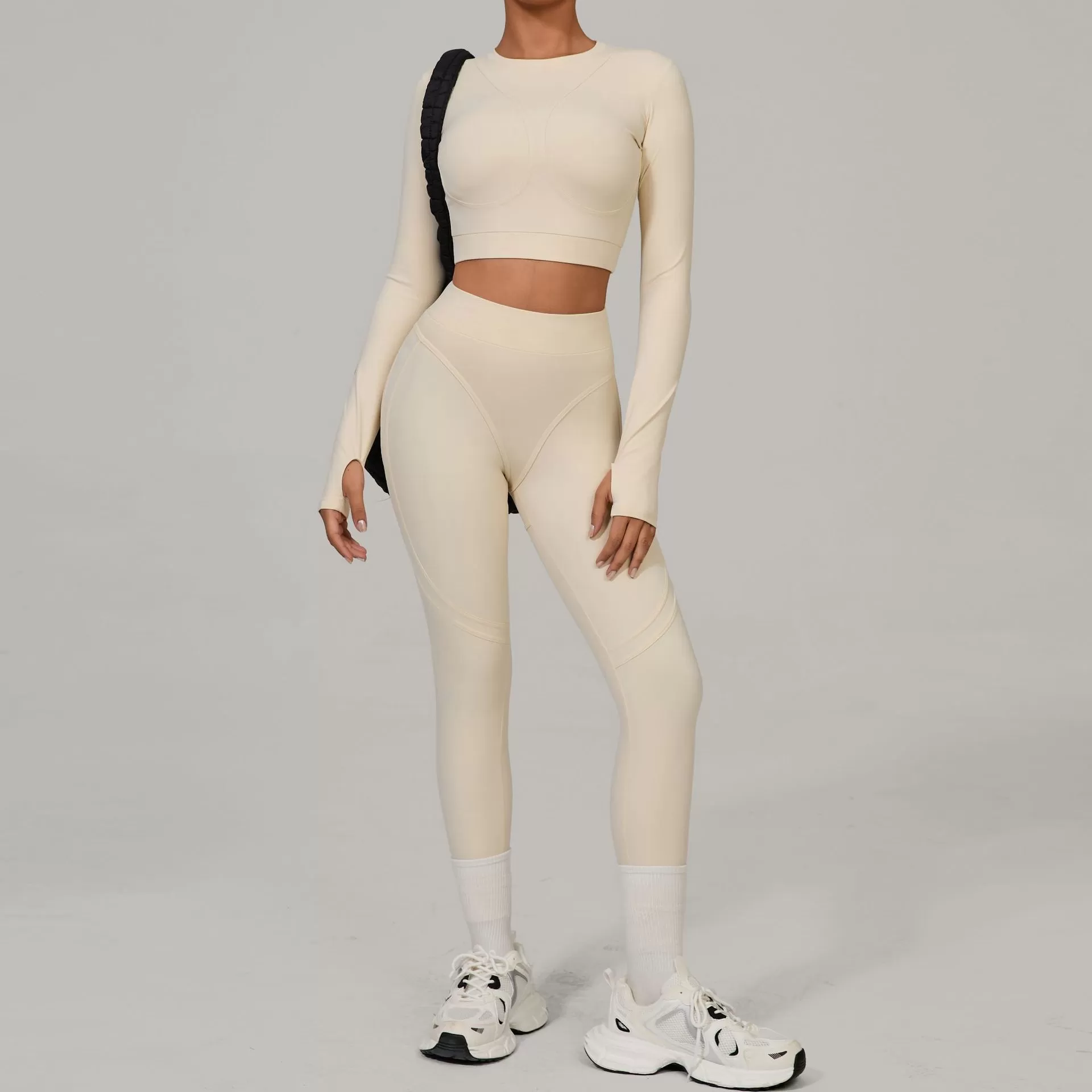 Conjunto deportivo de 2 piezas para gimnasio, yoga y deportes al aire libre, de secado rápido, nuevo, FGB46737+08101