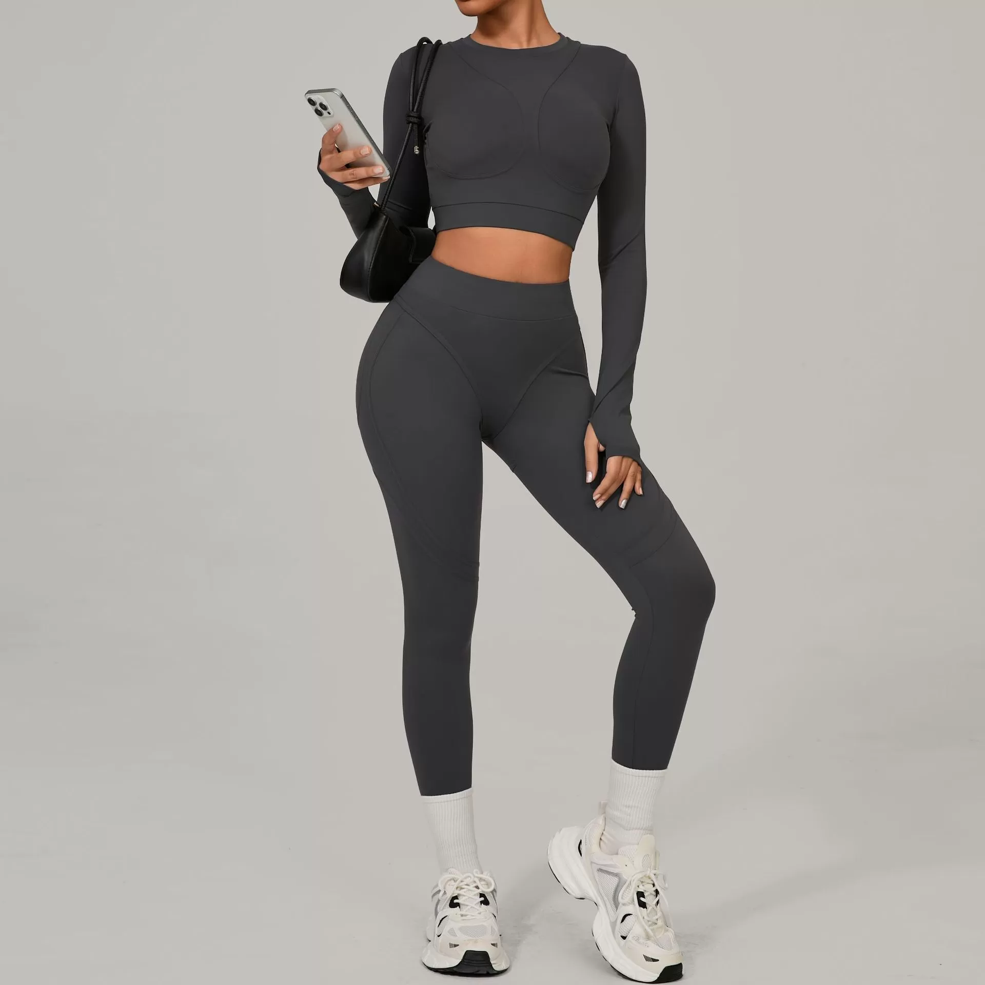 Conjunto deportivo de 2 piezas para gimnasio, yoga y deportes al aire libre, de secado rápido, nuevo, FGB46737+08101