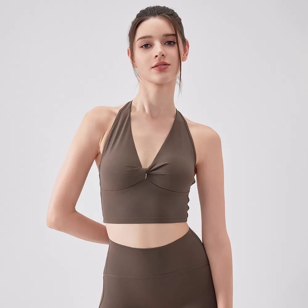 Sujetador deportivo con espalda en forma de T para mujer FGBWX5314