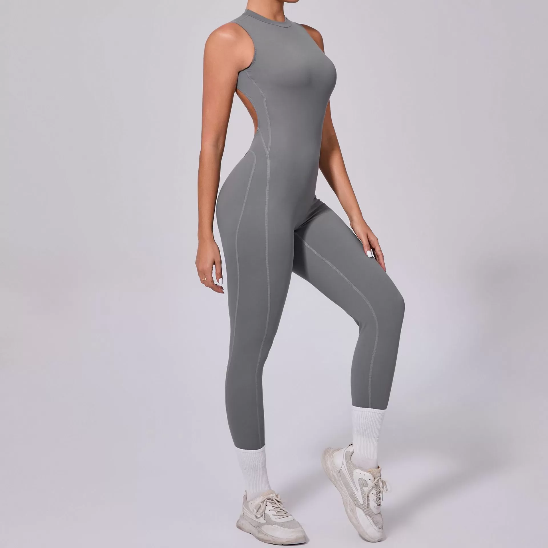 Mono deportivo de una pieza suave y sedoso para mujer FGBYL1210