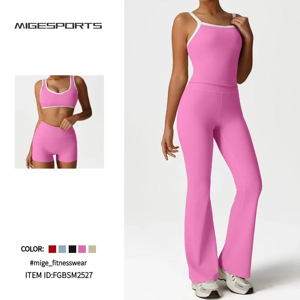 Conjunto de 5 piezas de ropa deportiva para gimnasio FGBSM2527