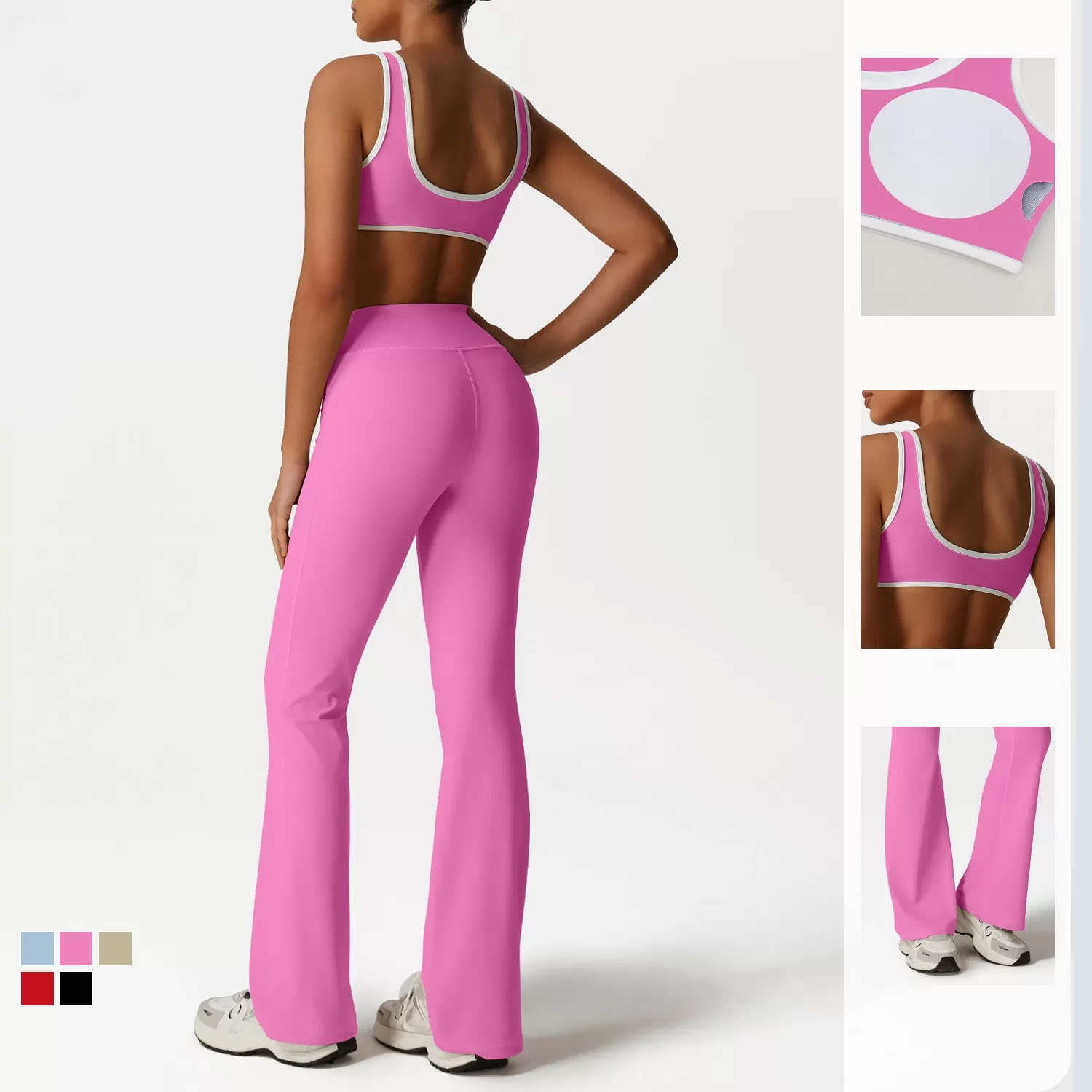 Conjunto de 5 piezas de ropa deportiva para gimnasio FGBSM2527