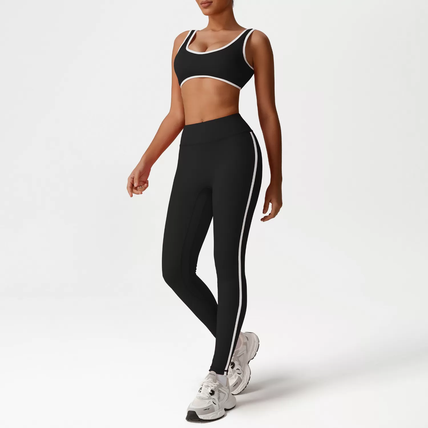 Conjunto de 5 piezas de ropa deportiva para gimnasio FGBSM2527