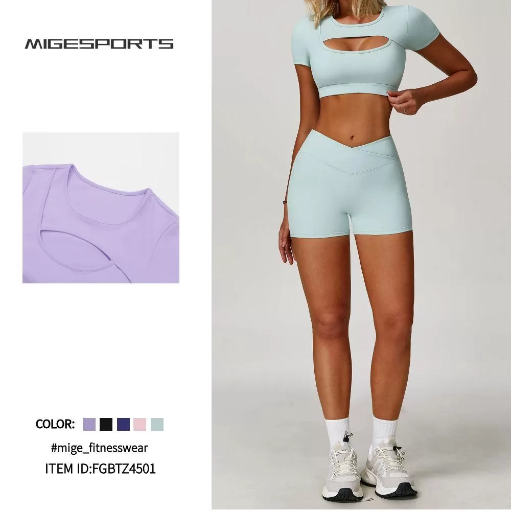 Conjunto de 7 piezas de yoga para mujer, sujetador deportivo, faldas, leggings y pantalones cortos para entrenamiento físico, FGBTZ4501
