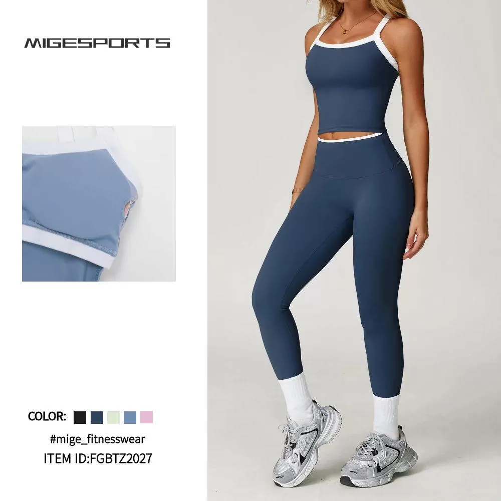 Conjunto de yoga de 4 piezas de ropa deportiva de alta calidad FGBTZ2027