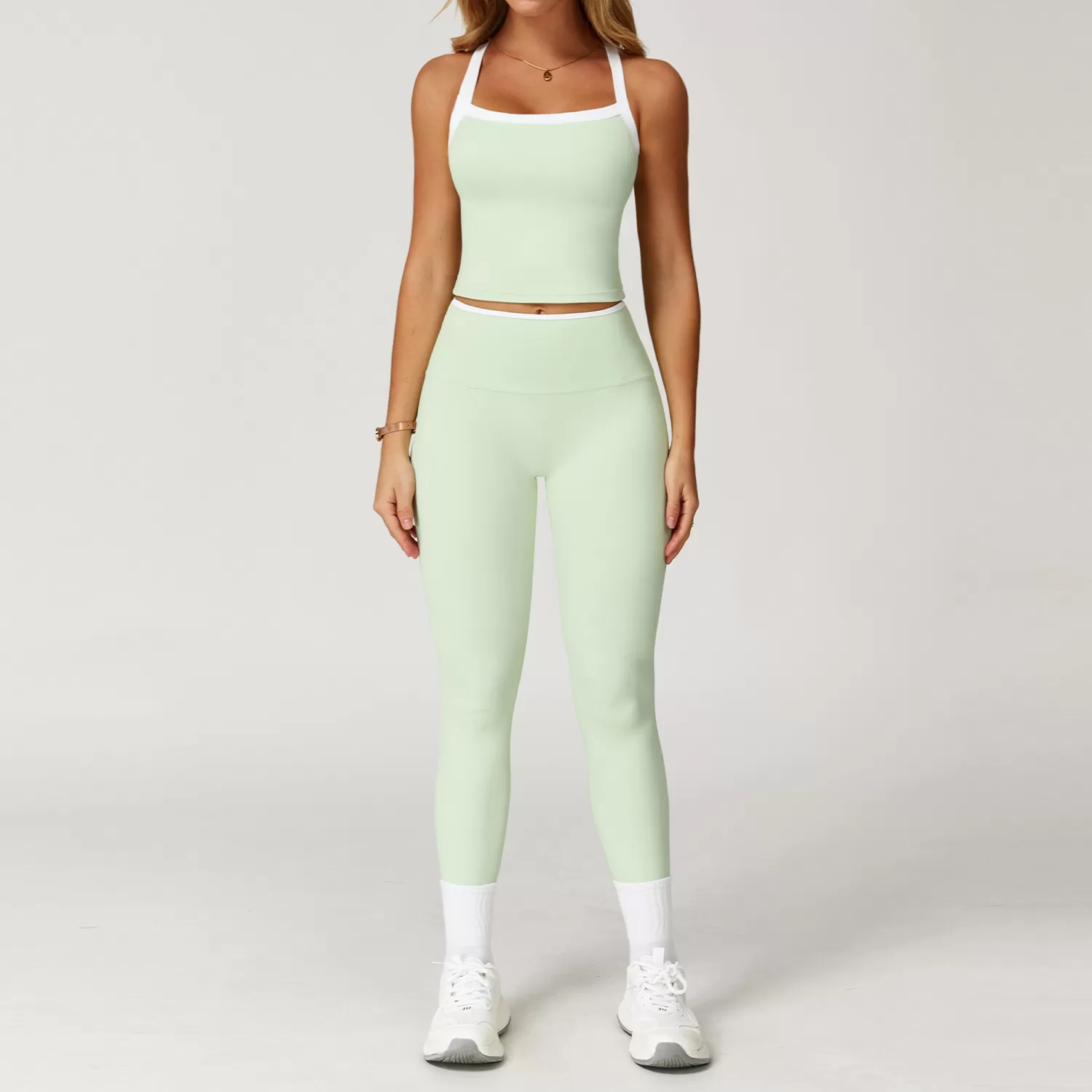 Conjunto de yoga de 4 piezas de ropa deportiva de alta calidad FGBTZ2027