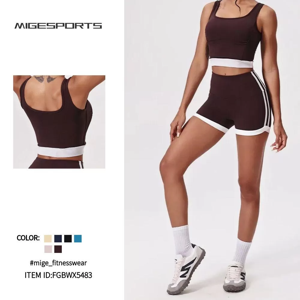 Sujetador deportivo de alta calidad para mujer para entrenamiento en gimnasio FGBWX5483