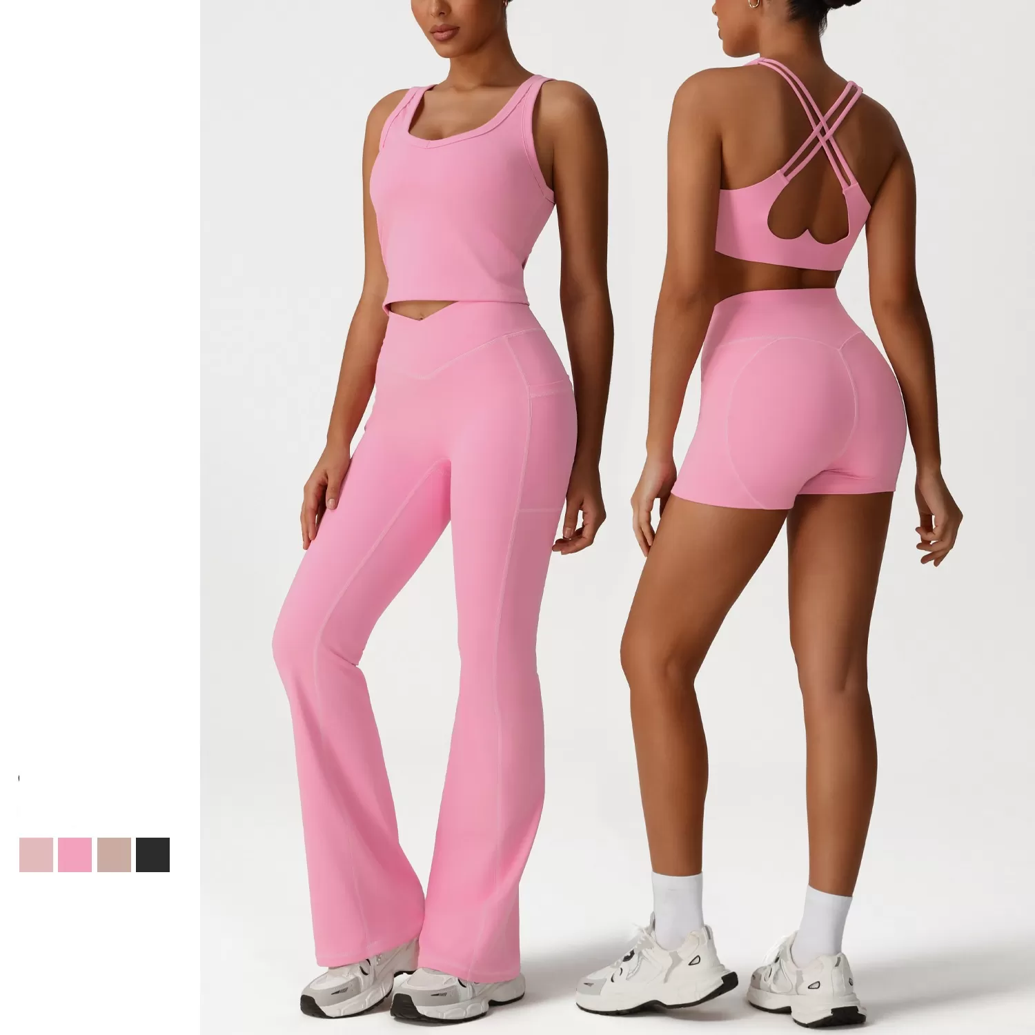 Conjuntos de yoga para mujer, ropa deportiva para entrenamiento, FGBSM2526