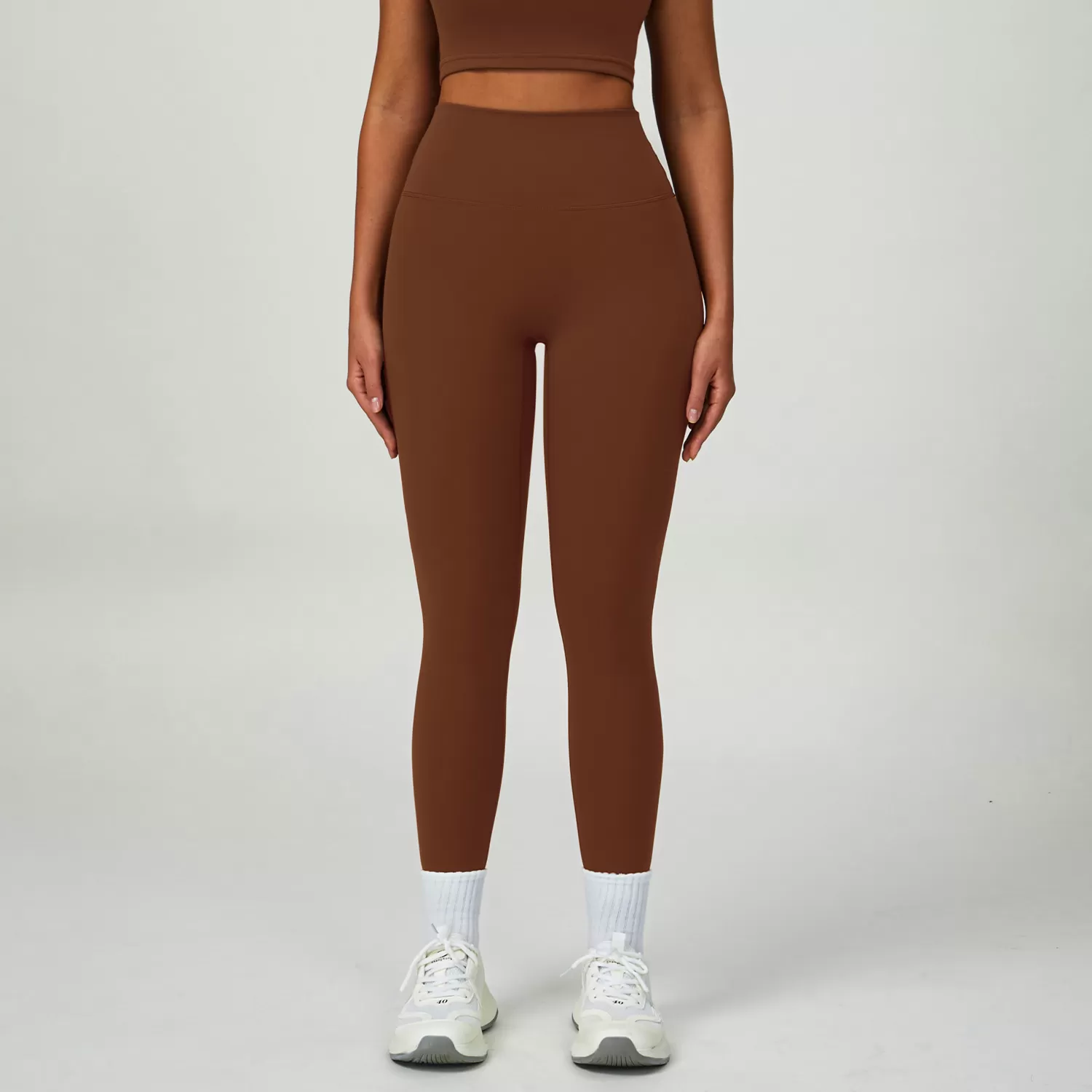 Pantalones deportivos de cintura alta para mujer, leggings de yoga FGBCK6116