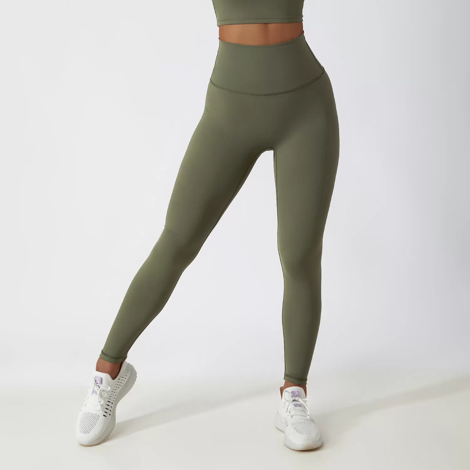Pantalones deportivos de cintura alta para mujer, leggings de yoga FGBCK6116