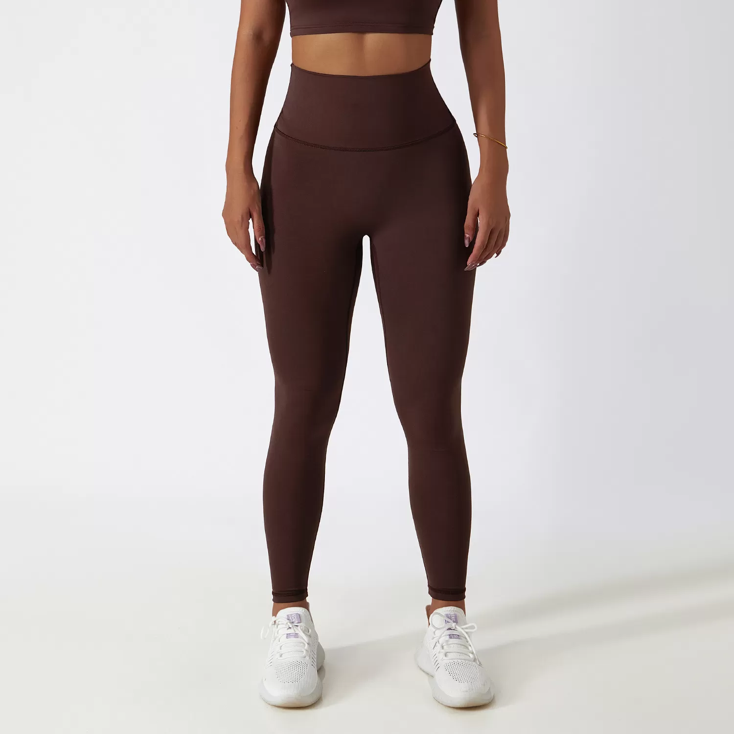 Pantalones deportivos de cintura alta para mujer, leggings de yoga FGBCK6116