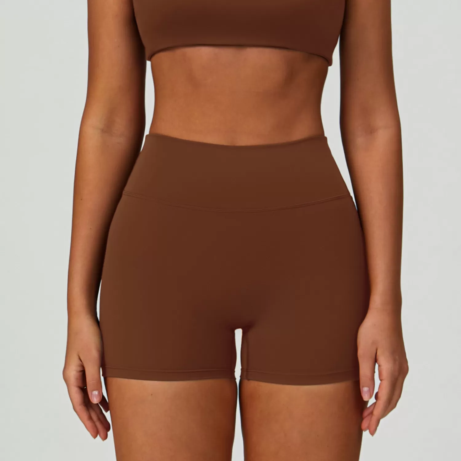Pantalones cortos de yoga de cintura alta para mujer FGBEDK9300