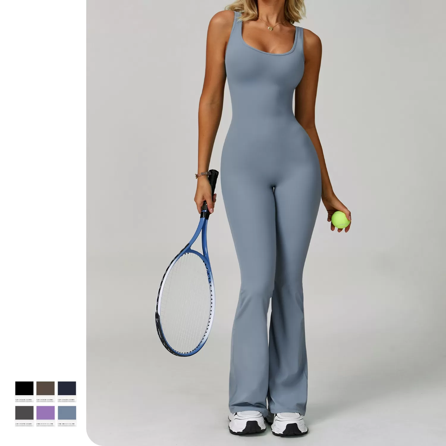 Nuevo mono de yoga de una pieza acampanado de moda FGBCLT8260