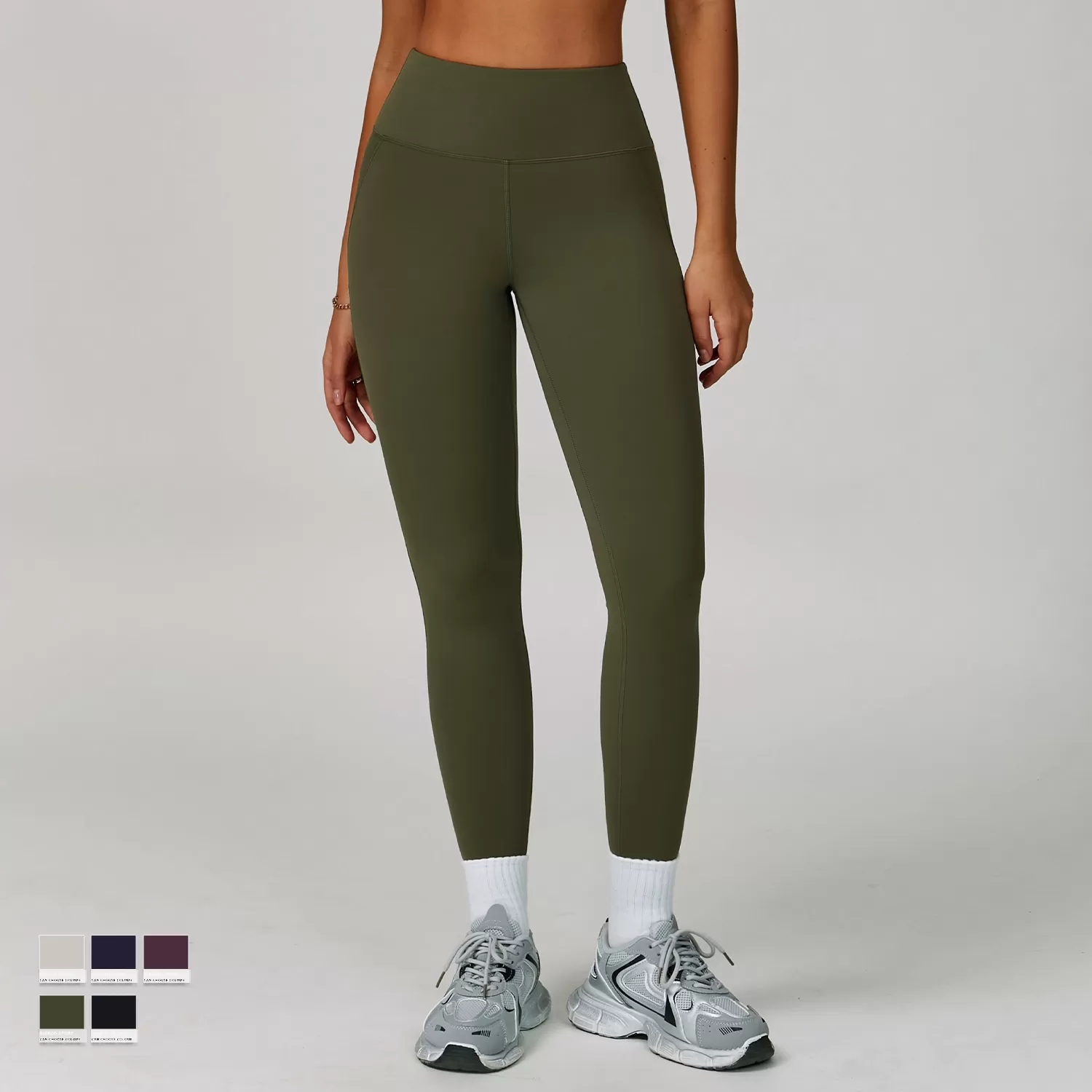 Leggings de yoga de cintura alta con textura suave y mantequilla para mujer FGBECK3091-1
