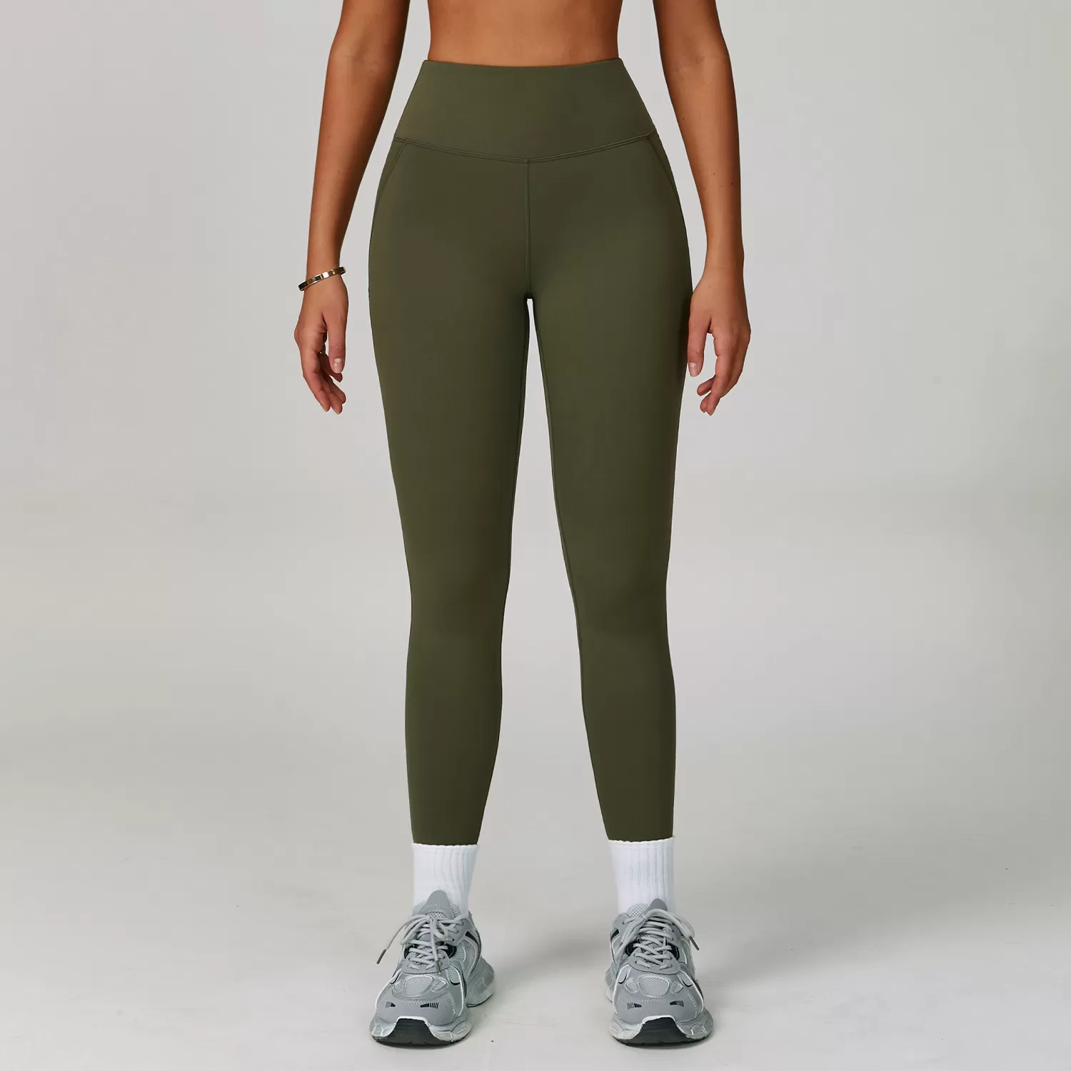 Leggings de yoga de cintura alta con textura suave y mantequilla para mujer FGBECK3091-1