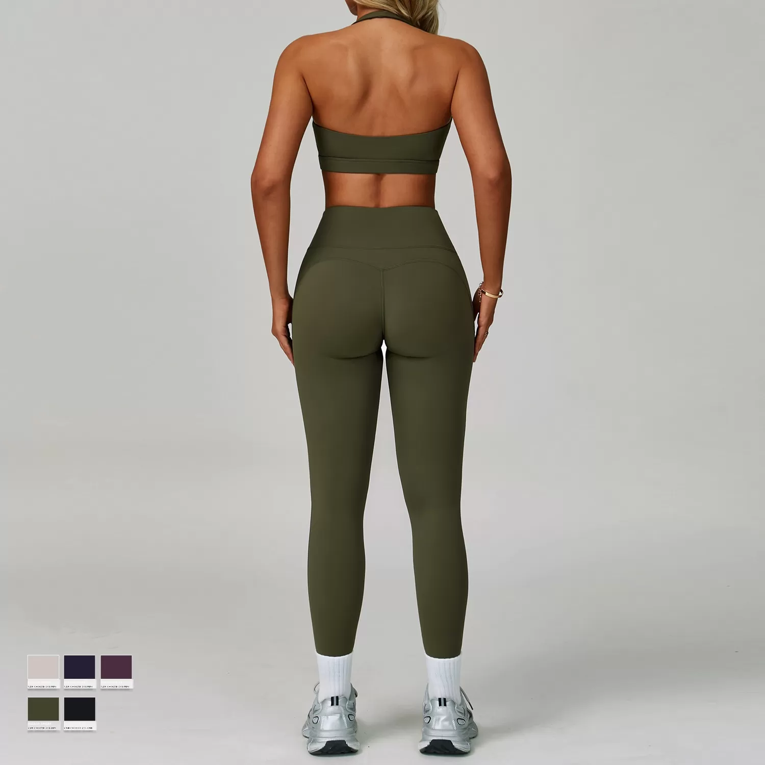 Conjunto de yoga de compresión de 5 piezas de alta calidad FGBTZ3091