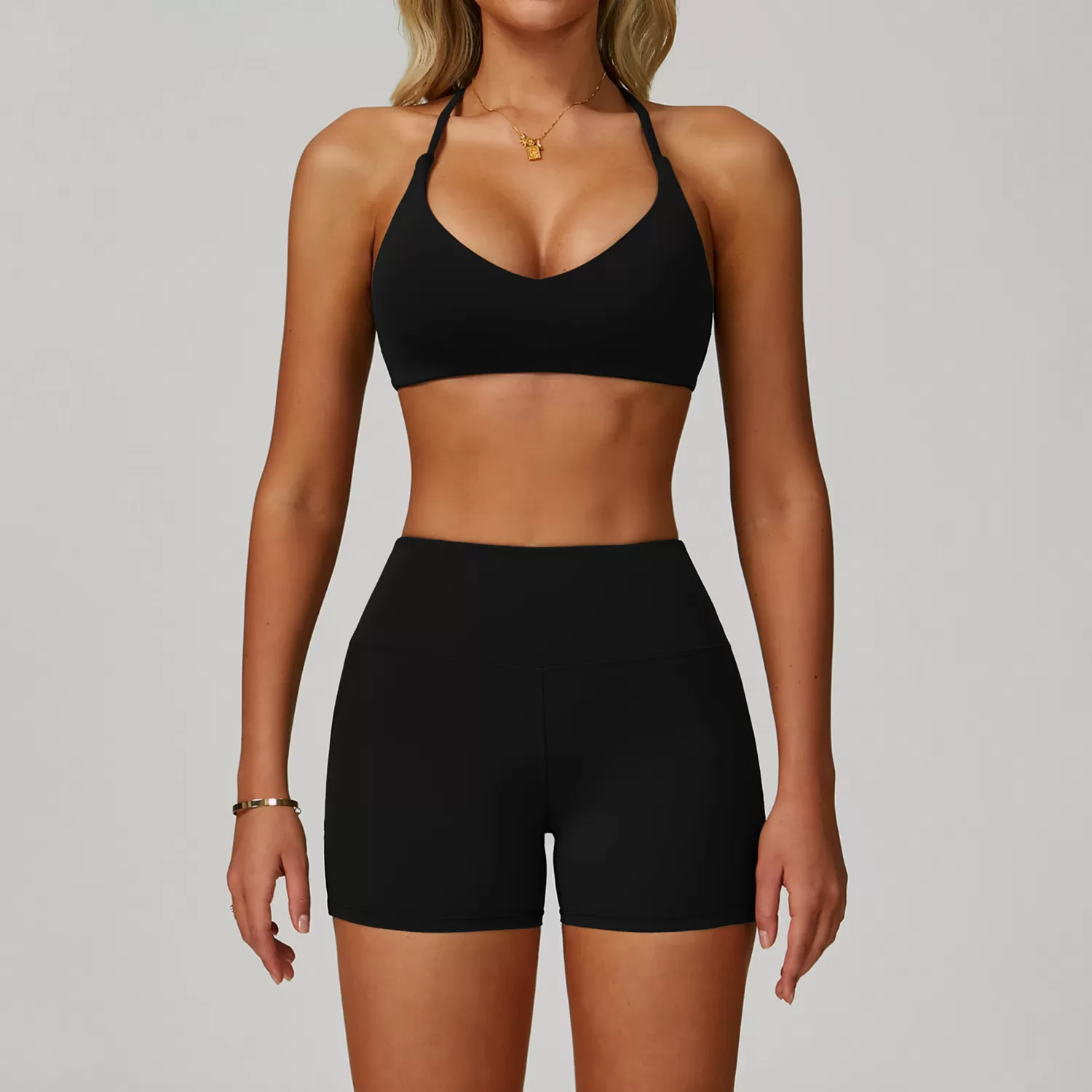 Conjunto de yoga de compresión de 5 piezas de alta calidad FGBTZ3091