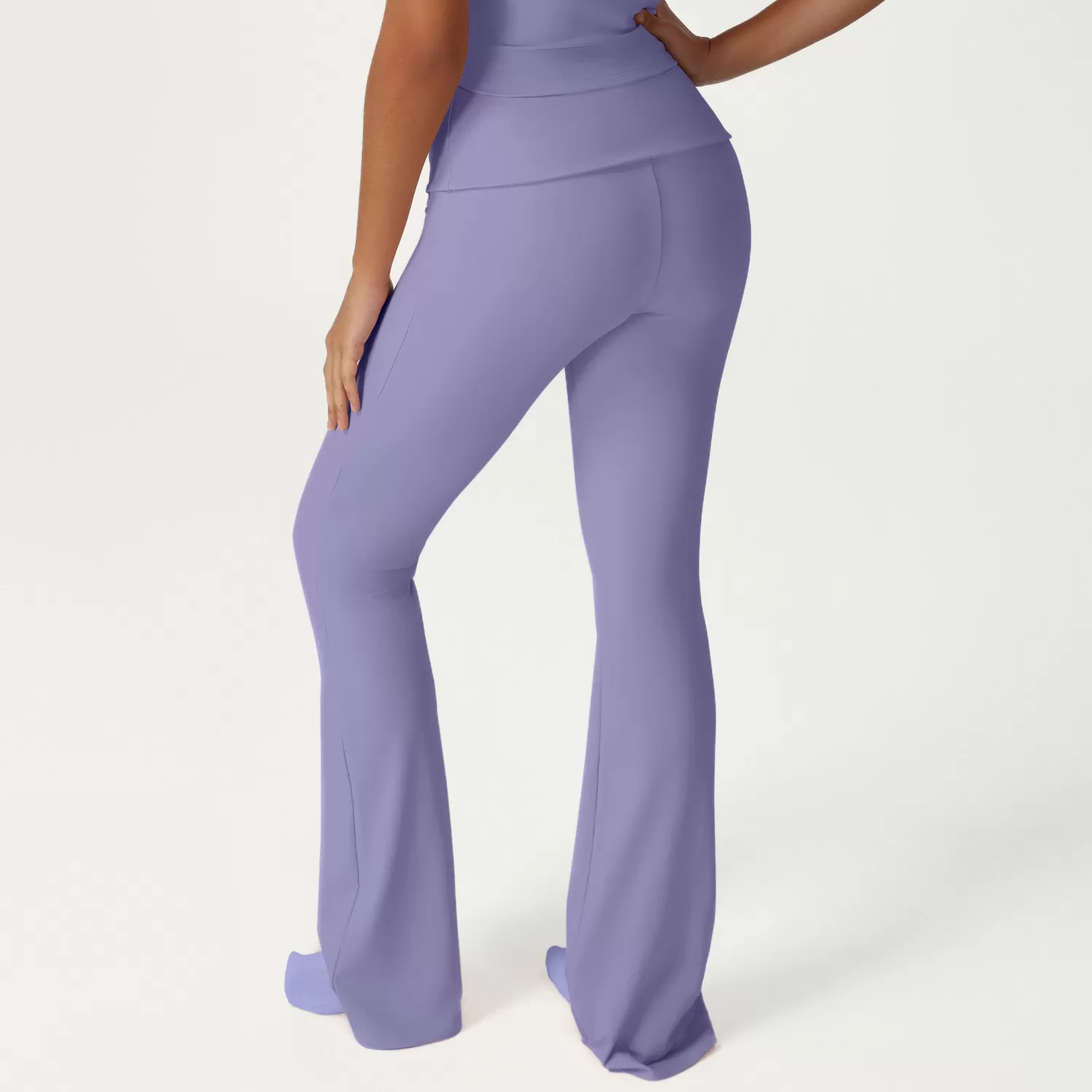 Pantalones de yoga acampanados de cintura alta para mujer FGBSM2533