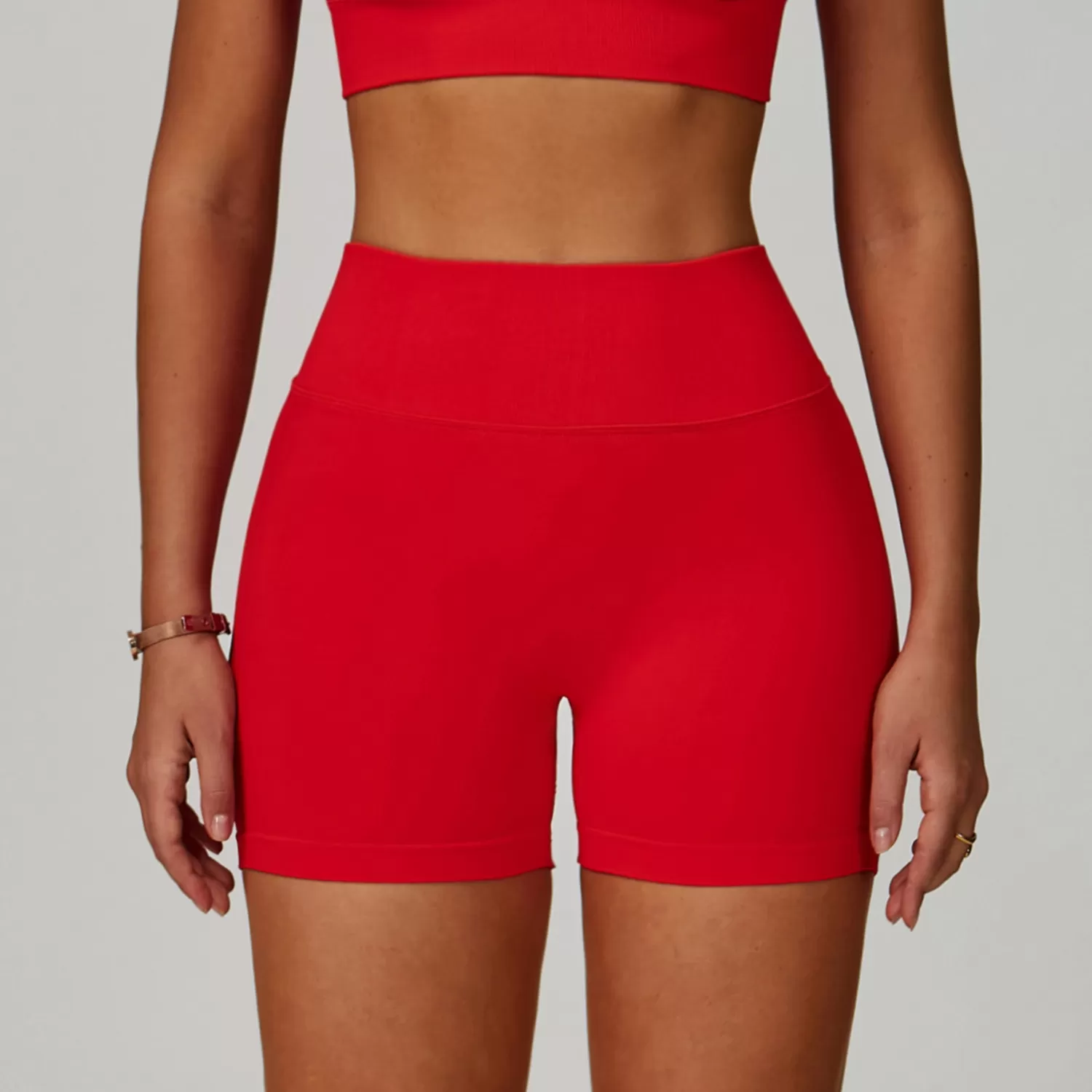 Pantalones cortos de yoga de secado rápido y sin costuras para fitness FGBDDK7790