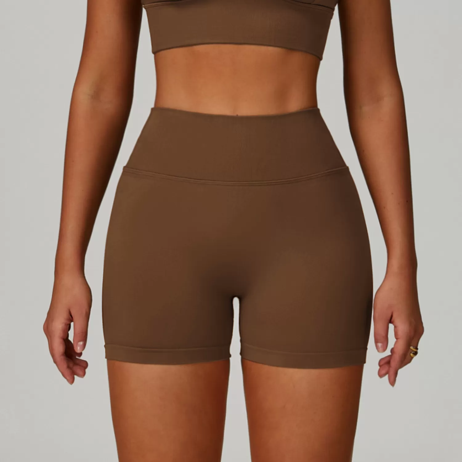 Pantalones cortos de yoga de secado rápido y sin costuras para fitness FGBDDK7790