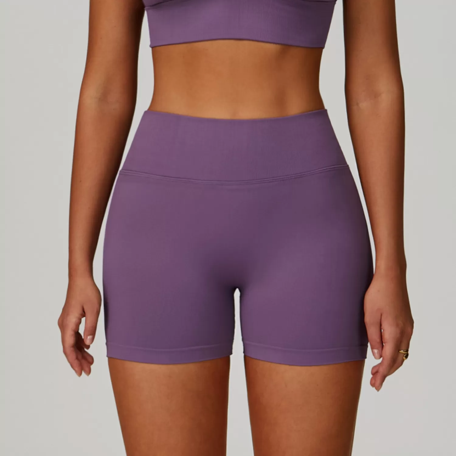 Pantalones cortos de yoga de secado rápido y sin costuras para fitness FGBDDK7790