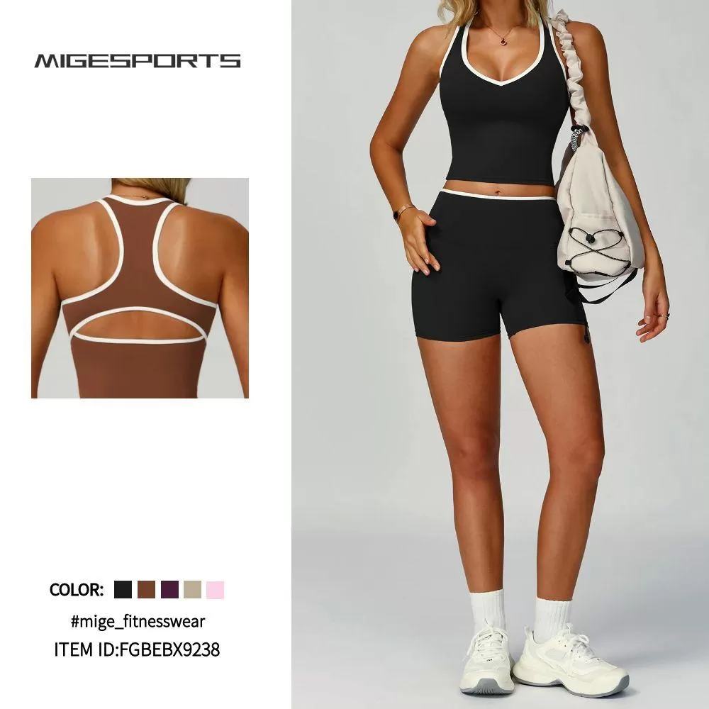 Ropa de yoga, running, camisetas sin mangas, gimnasio, ropa deportiva, camisetas sin mangas FGBEBX9238