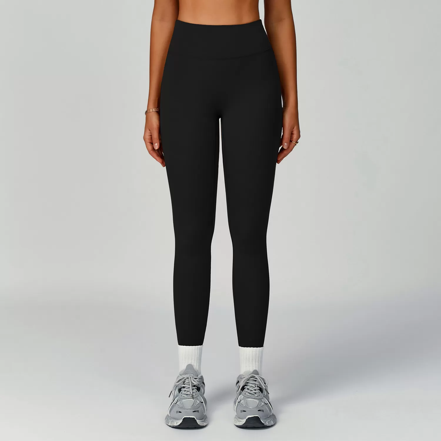 Leggings deportivos de licra y nailon con cintura elástica y logotipo personalizado FGBECK2029