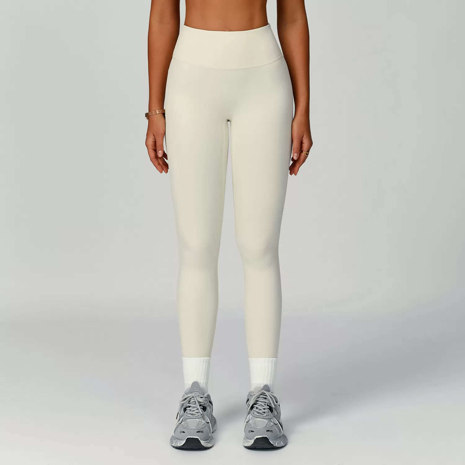 Leggings deportivos de licra y nailon con cintura elástica y logotipo personalizado FGBECK2029