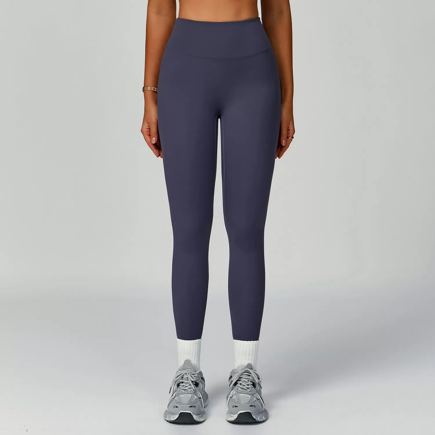 Leggings deportivos de licra y nailon con cintura elástica y logotipo personalizado FGBECK2029
