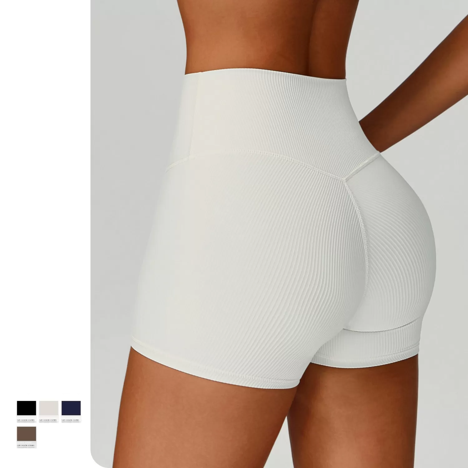 Pantalones cortos de yoga para mujer, para entrenamiento físico en el gimnasio, FGBEDK3093