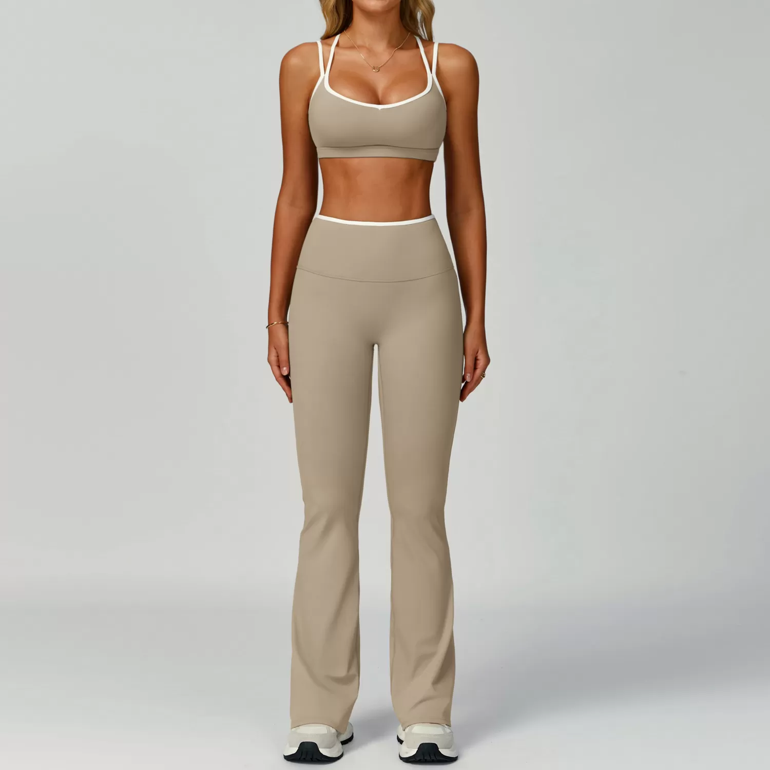 Conjunto deportivo de 5 piezas para mujer, para gimnasio, fitness y yoga, FGBTZ9238