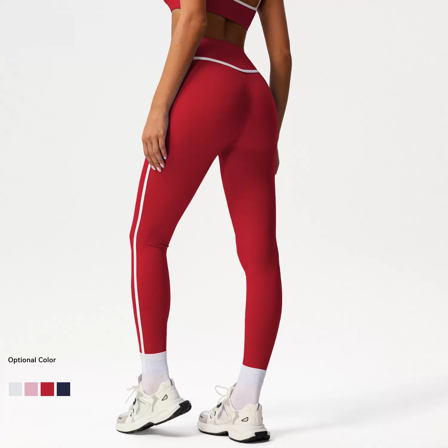 Leggings de yoga para mujer, con diseno de cadera, para correr, fitness, gimnasio, fitness, FGBSM2393