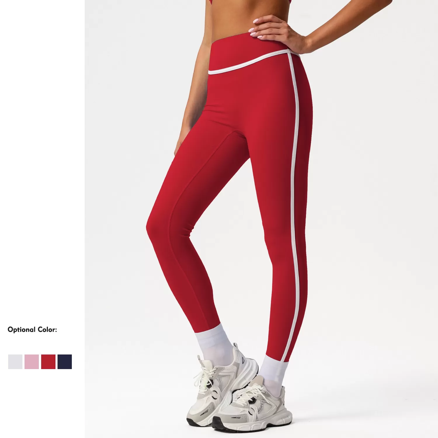 Leggings de yoga para mujer, con diseno de cadera, para correr, fitness, gimnasio, fitness, FGBSM2393