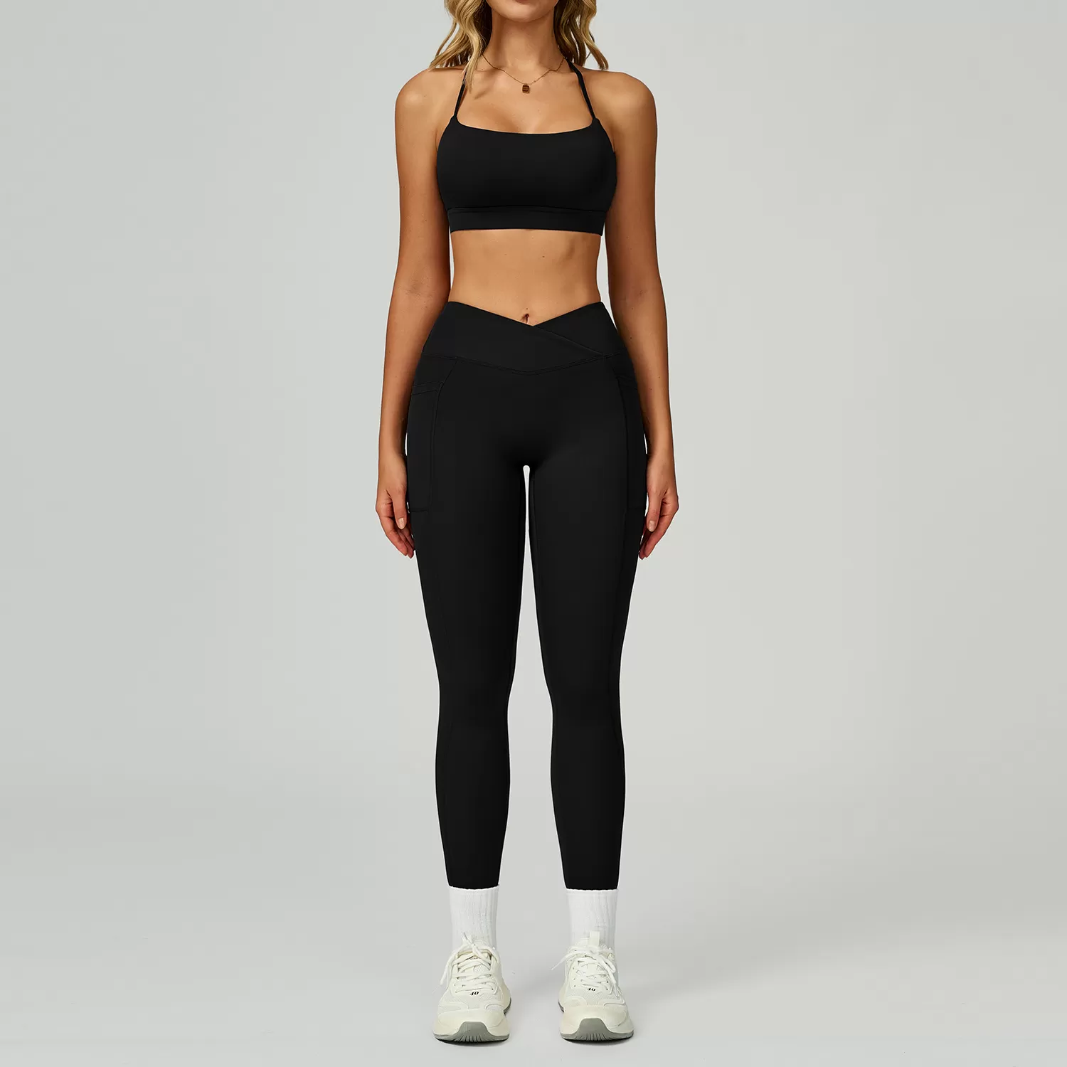 Sujetador negro + leggings