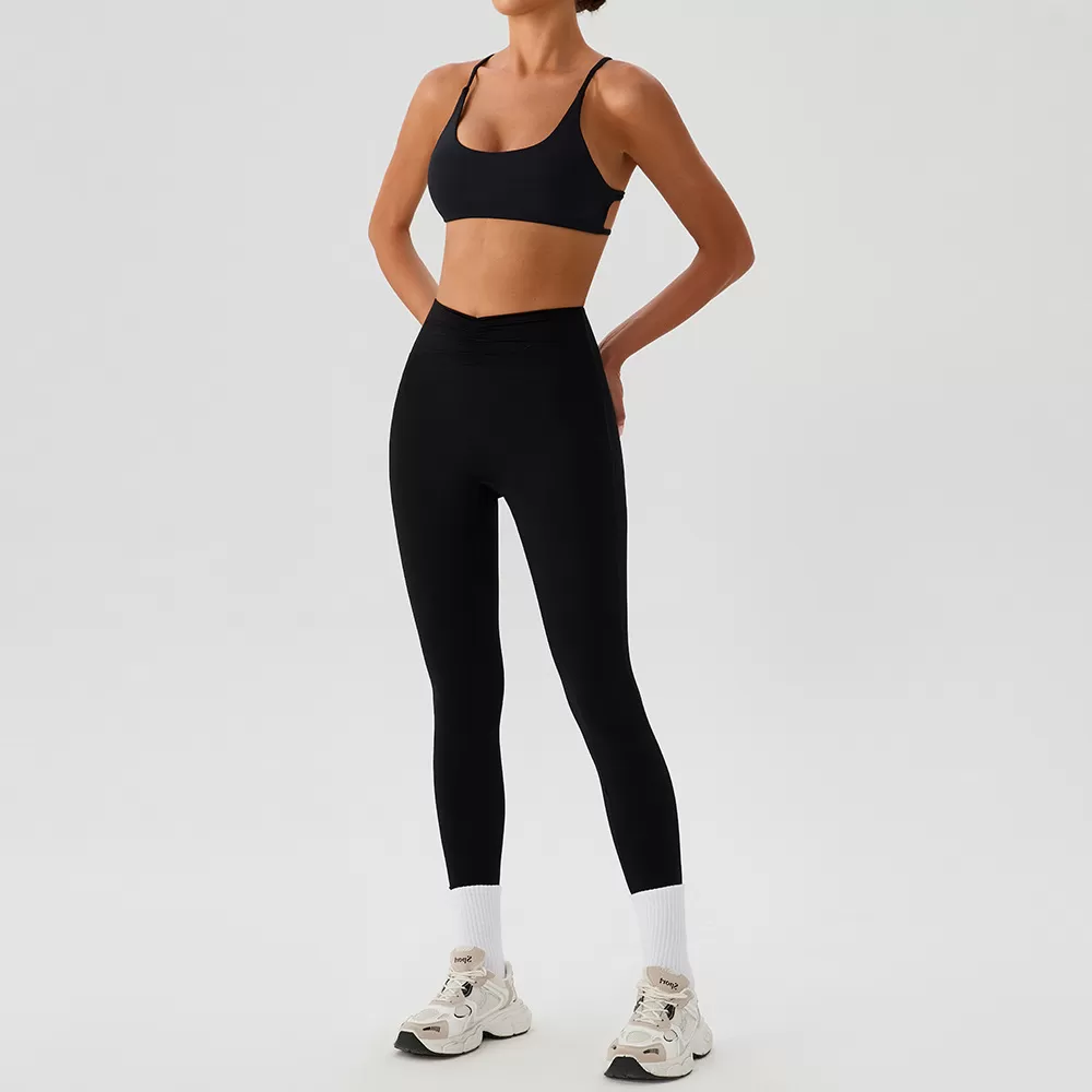 Sujetador negro + leggings