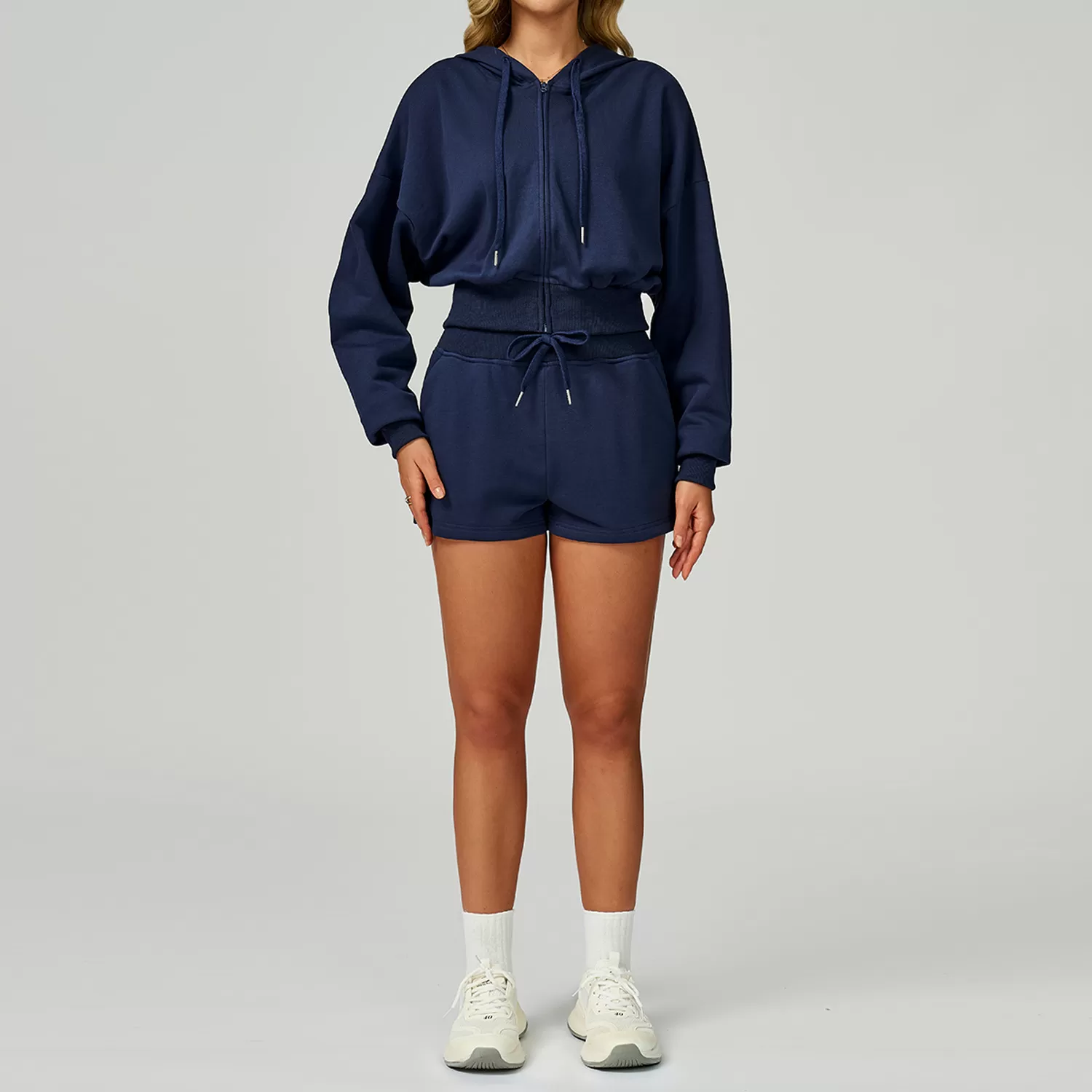 Conjunto de pantalones cortos azul marino