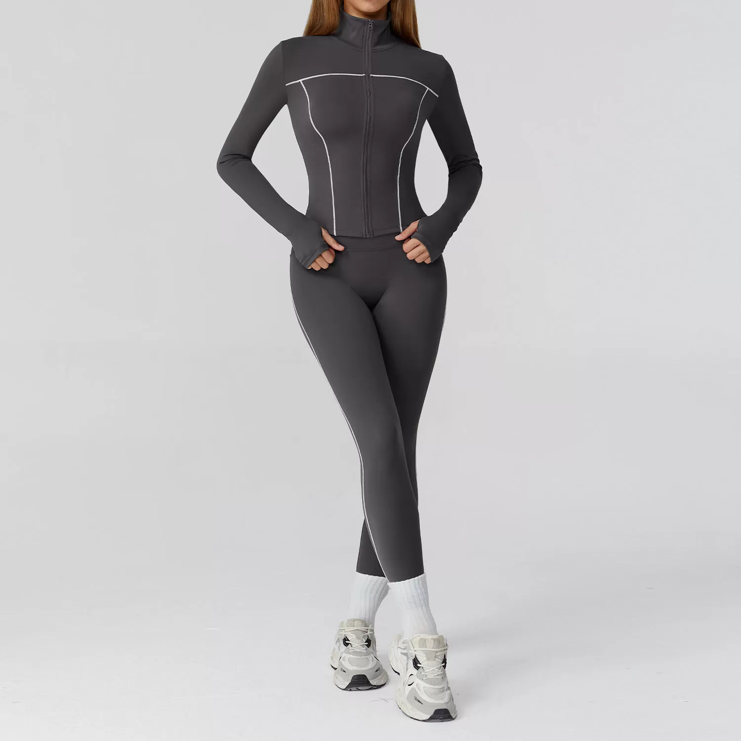 Conjunto de leggings de yoga para mujer, pantalones de entrenamiento, sujetador deportivo, ropa deportiva, conjunto de yoga ajustado para gimnasio, FGBTZ2036