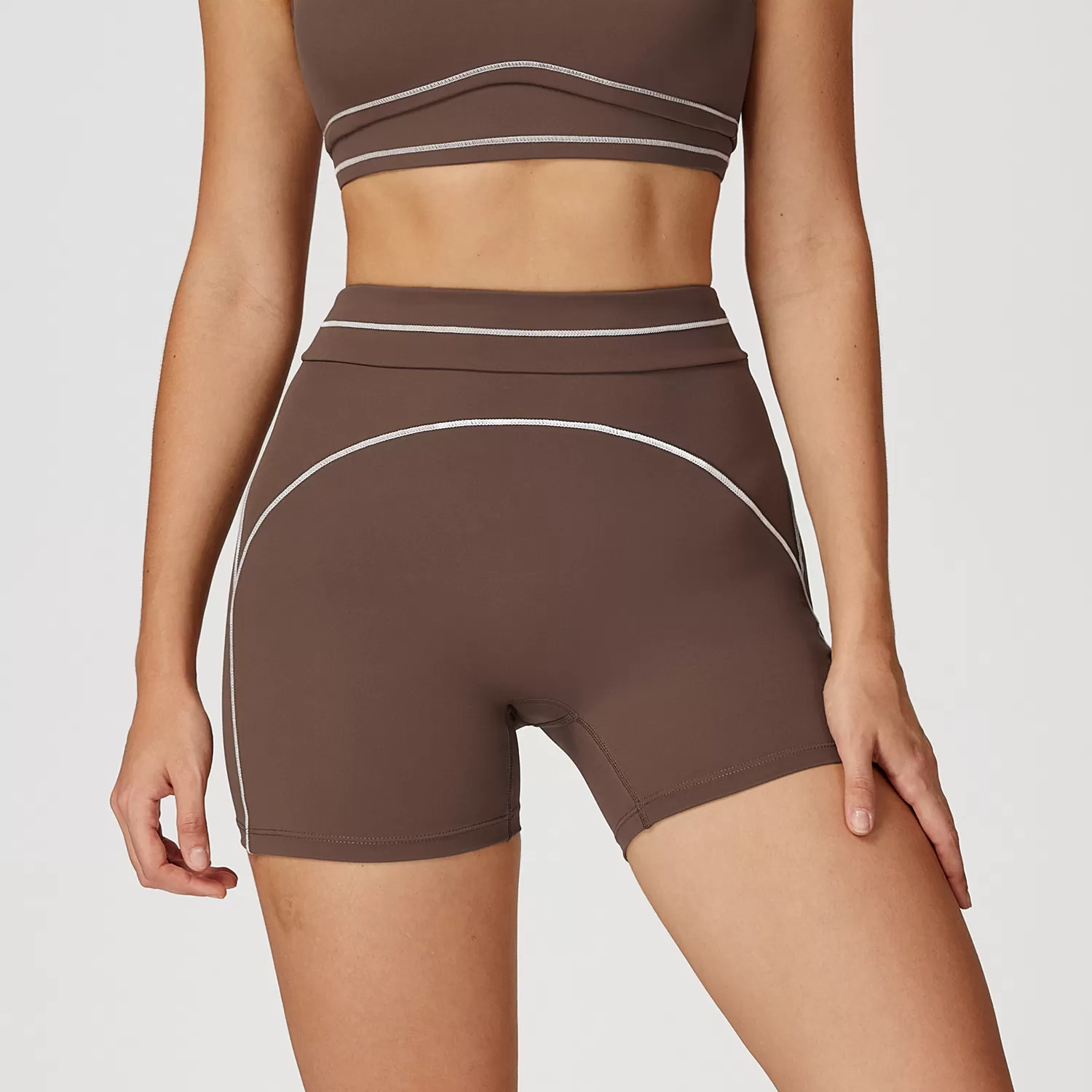 Pantalones cortos de café