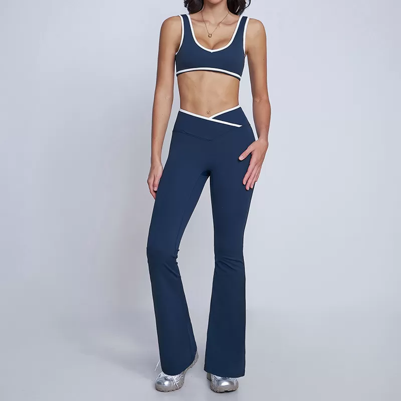 Conjuntos de ropa deportiva para gimnasio y yoga, sin costuras, para mujer, FGBTZ8843