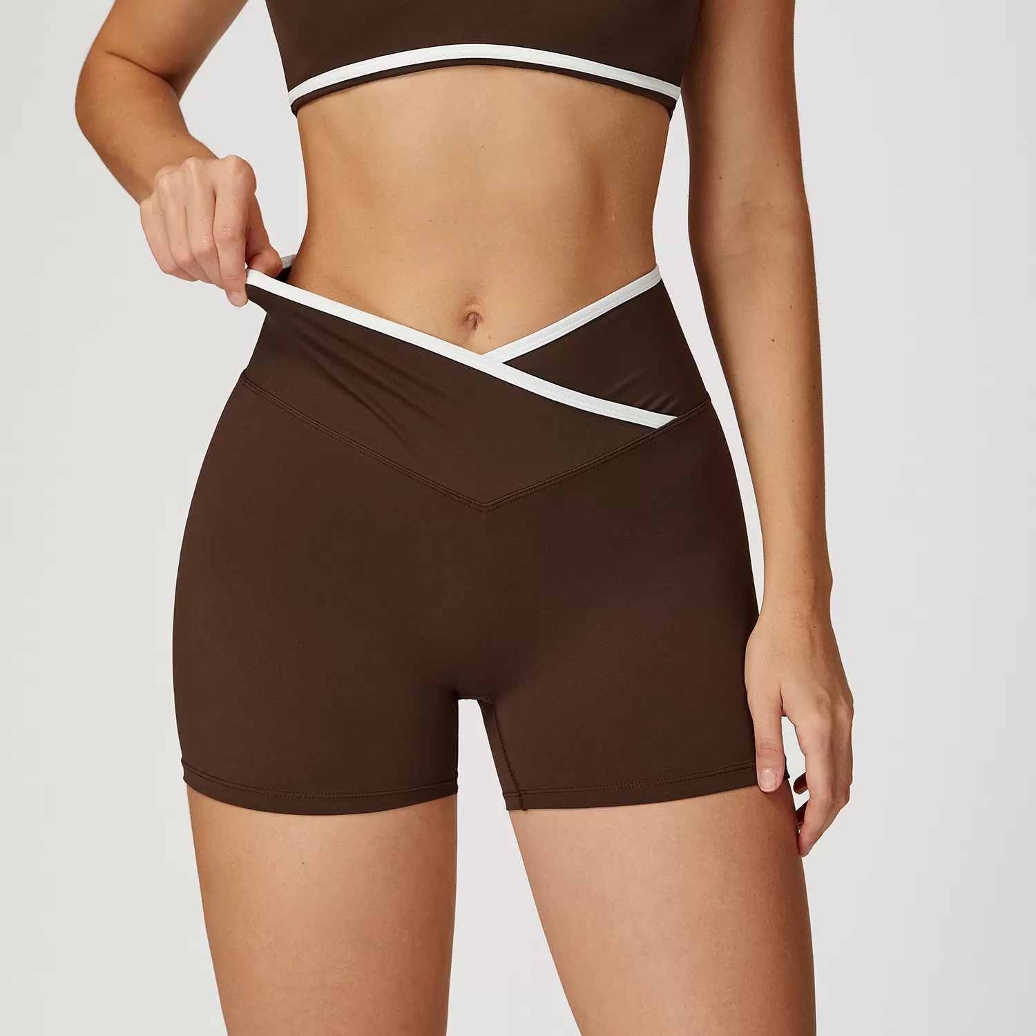 Pantalones cortos de café