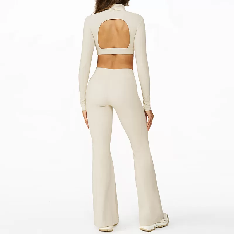 Conjunto de yoga de 4 piezas, ropa deportiva, sujetador deportivo elástico, leggings para levantar glúteos, conjunto de entrenamiento para mujer FGBTZ4507