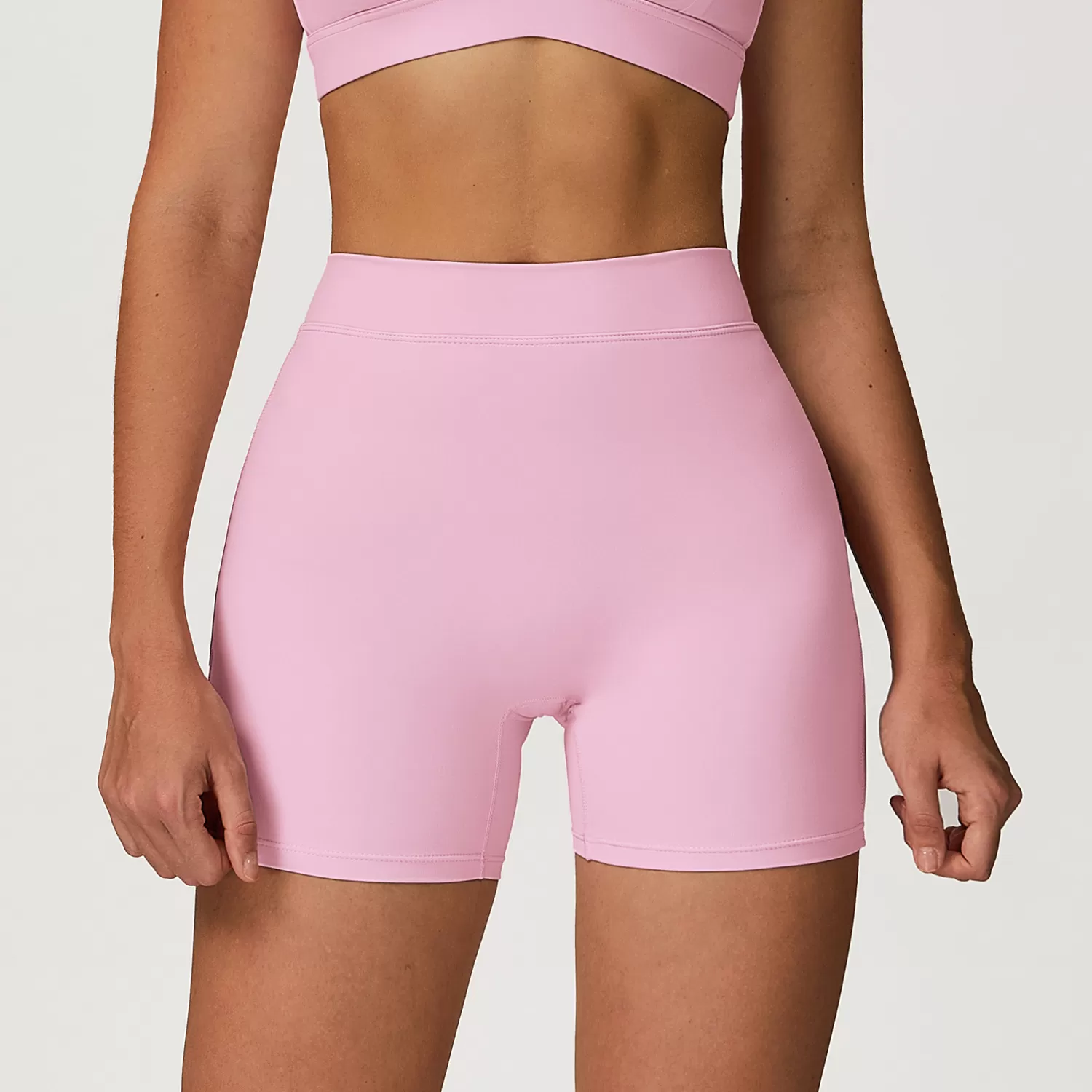 pantalones cortos rosas